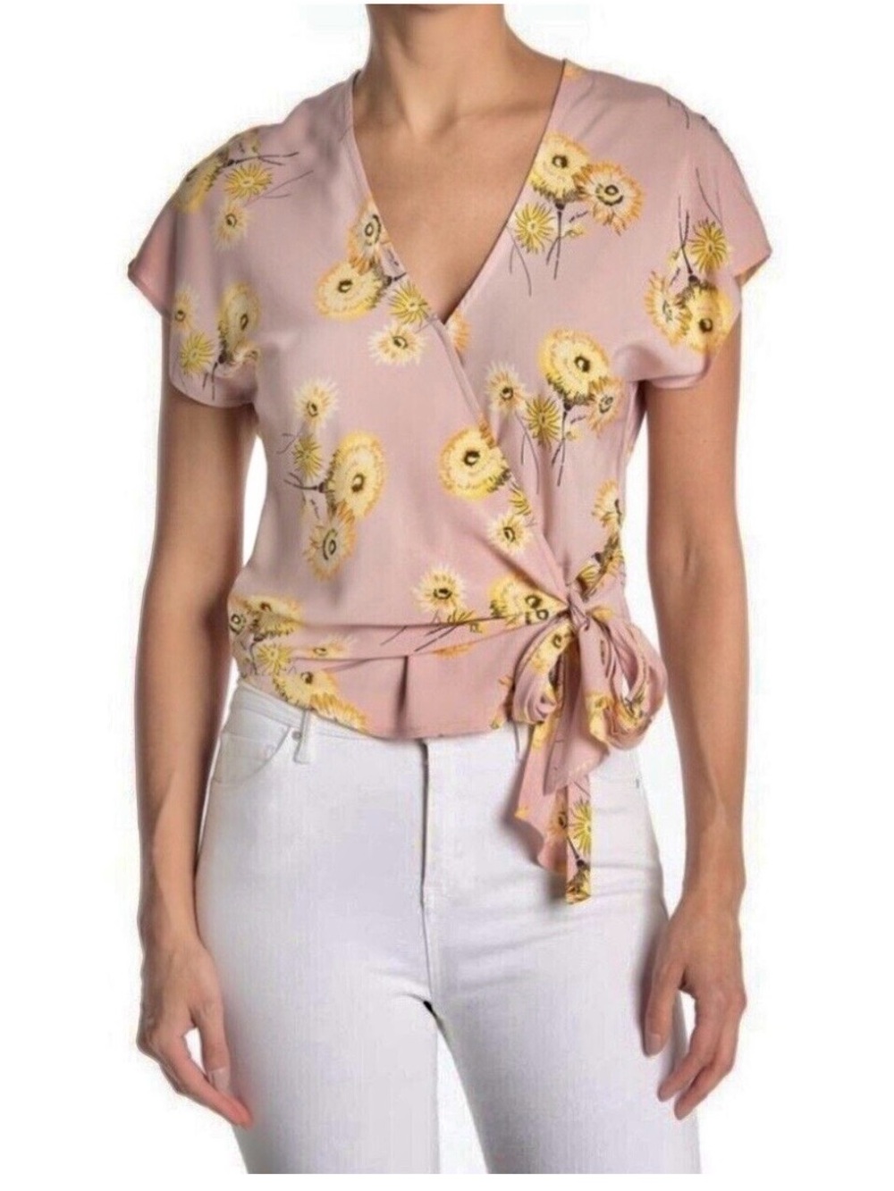 MADEWELL ‘Twiggy Wisteria Dove’ Lenzing Top